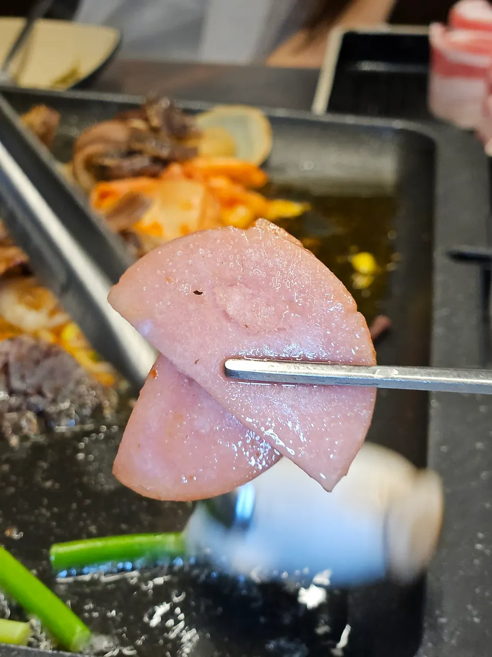 Self-service bar ingredients for the grill