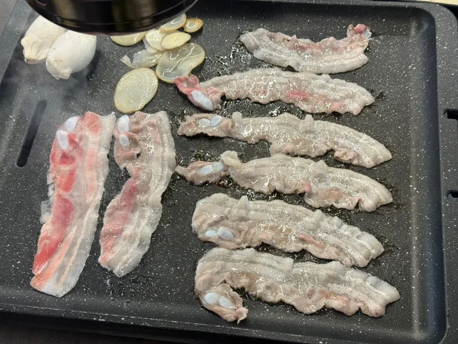 알밤 대패삼겹살 첫 주문