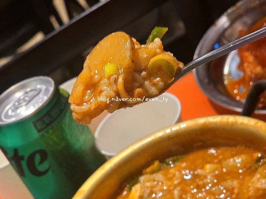 Bone soup with a clean, light broth