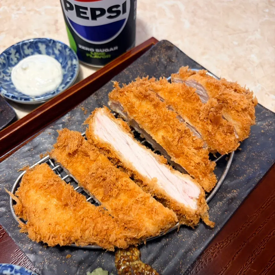 Potato croquette dipped in sauce
