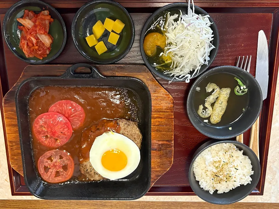 A spoonful of mixed curry rice