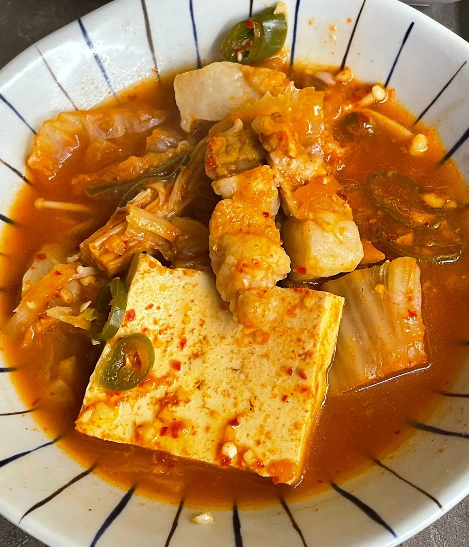 꽃게가 들어간 된장찌개
