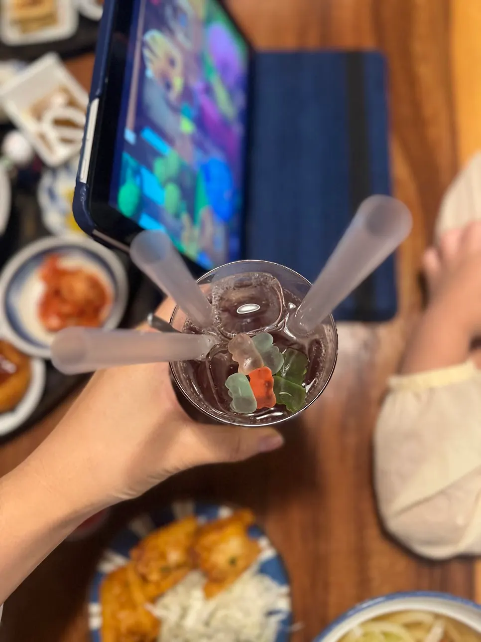 자두 에이드와 한입 생맥주