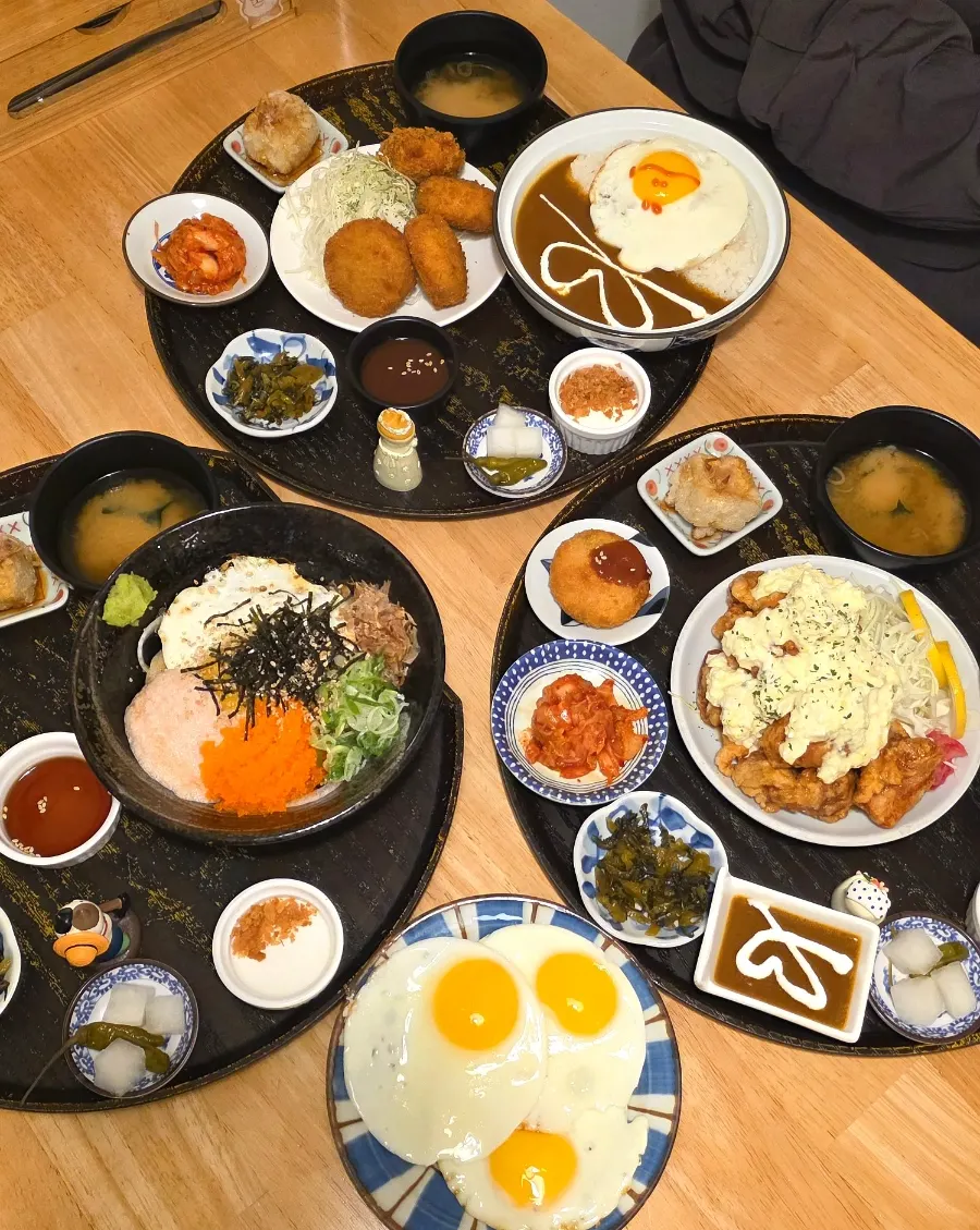 다이도코로 정식 메뉴판