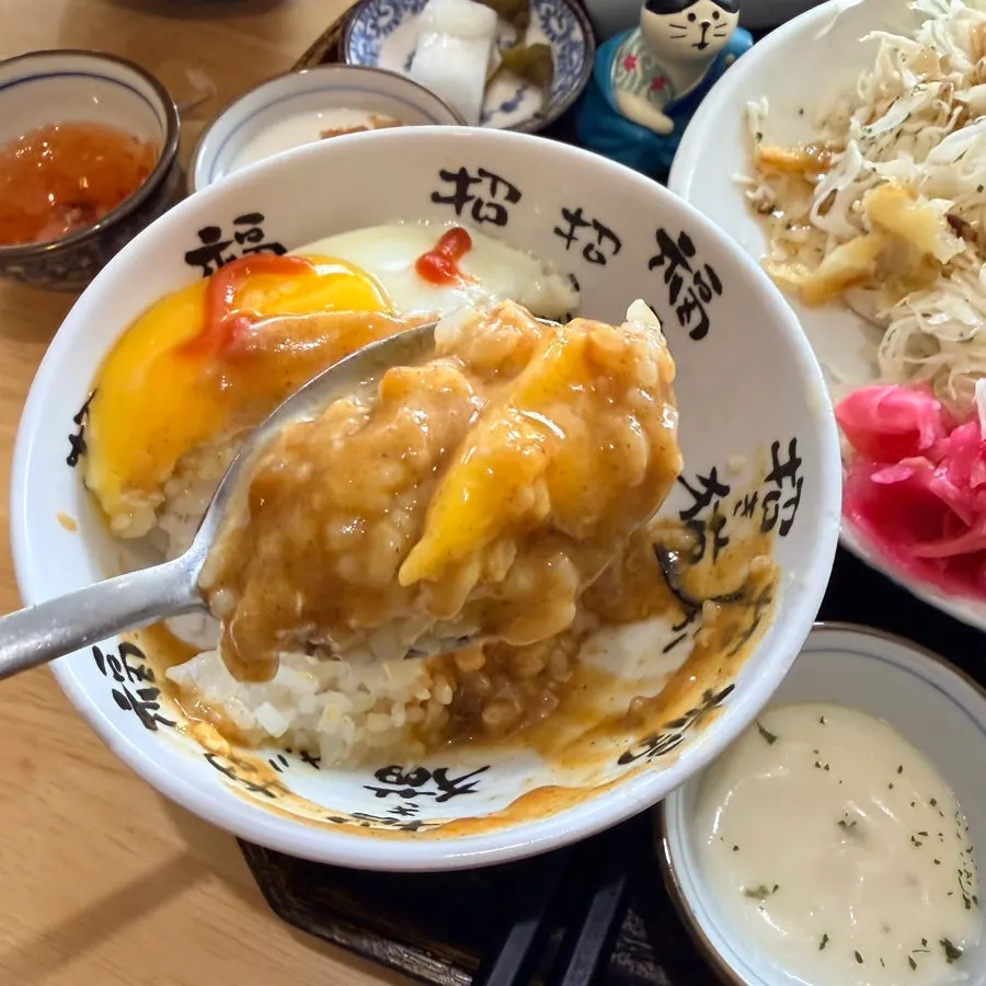 连面条都吃光的冷乌冬碗