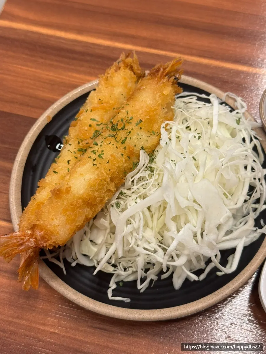 Fried shrimp ordered as a side dish