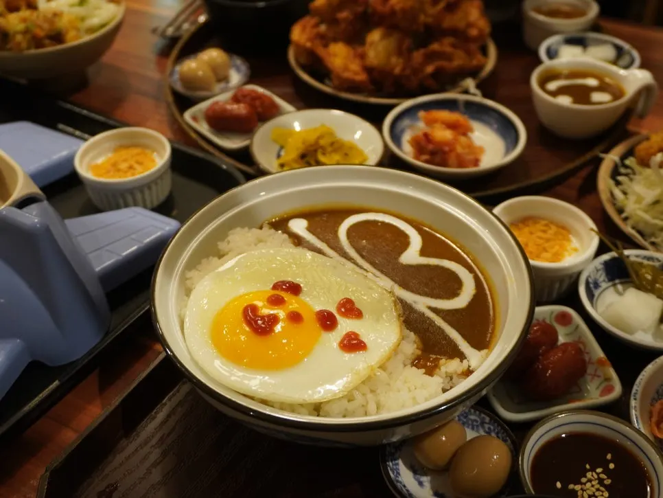 다이도코로 광복점 가라아게 정식 상차림