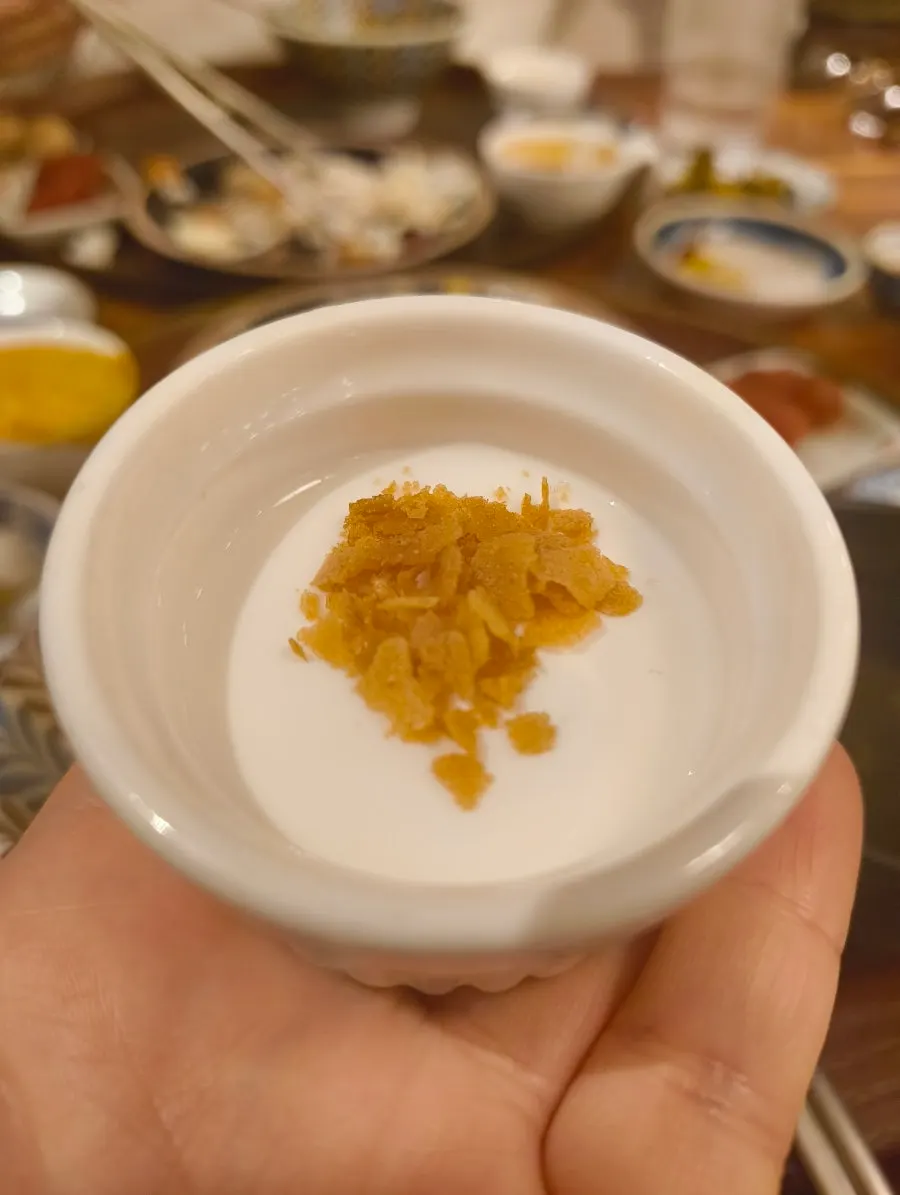매장에서 직접 만든 우유푸딩