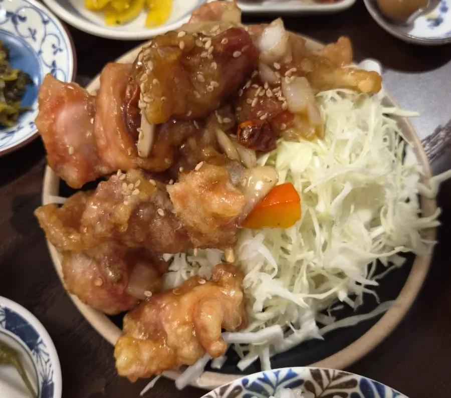 깐풍기 정식 한 상 구성