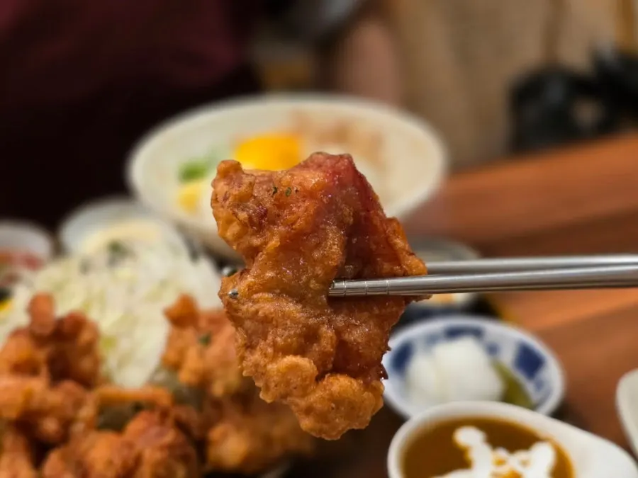 다이도코로 가라야게정식 상차림