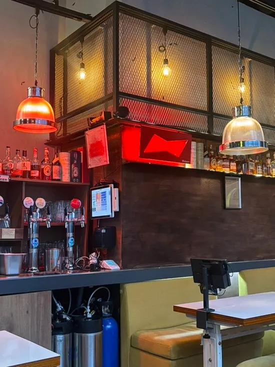 Trendy seating area at Daily Fix Euljiro