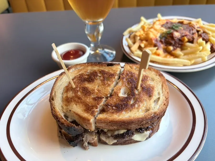 Daily Fix's new patty melt on a toast bun