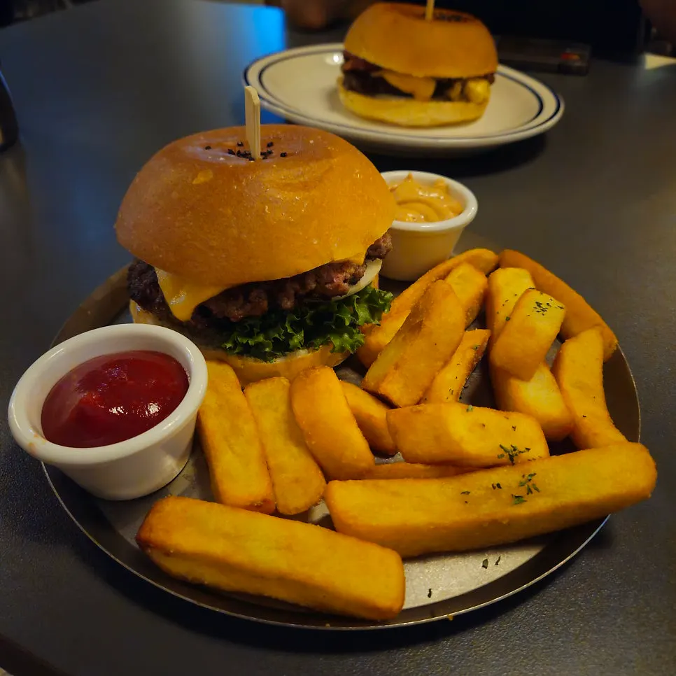 Daily Fix's Classic Burger with a Hanwoo patty