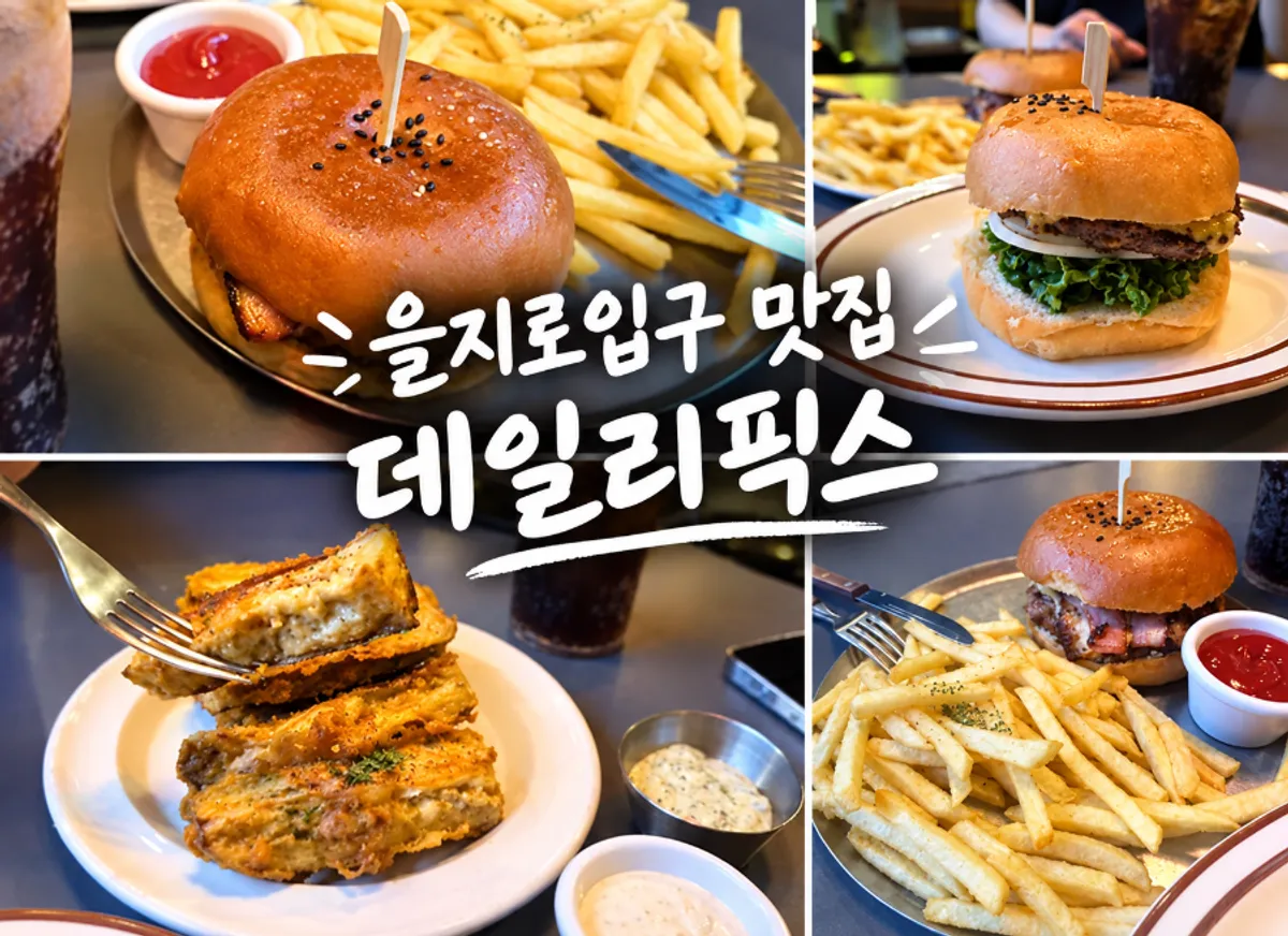 Featured photo of a Daily Fix Euljiro handmade burger