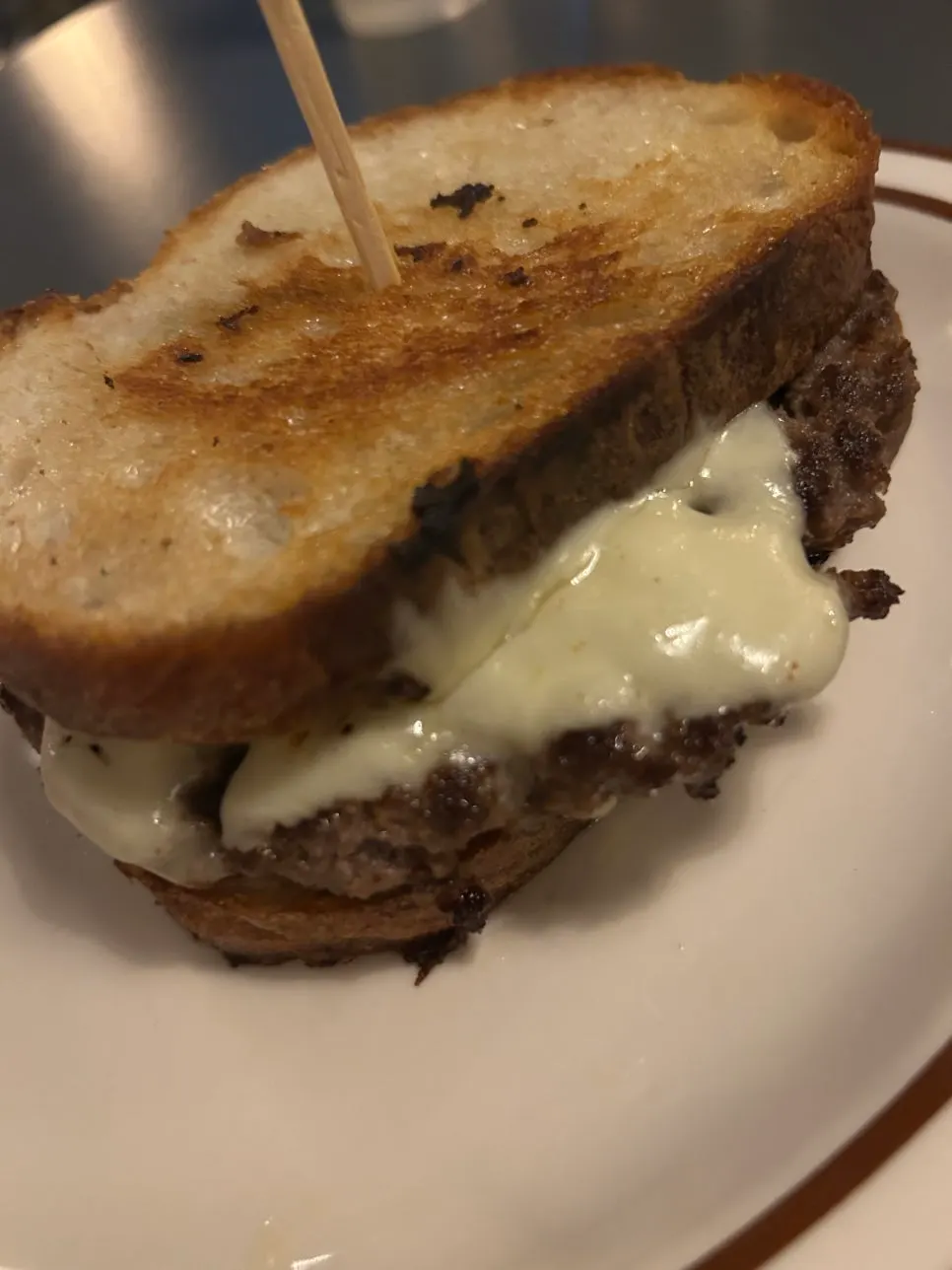 Daily Fix Bacon Cheese Burger with handmade bacon