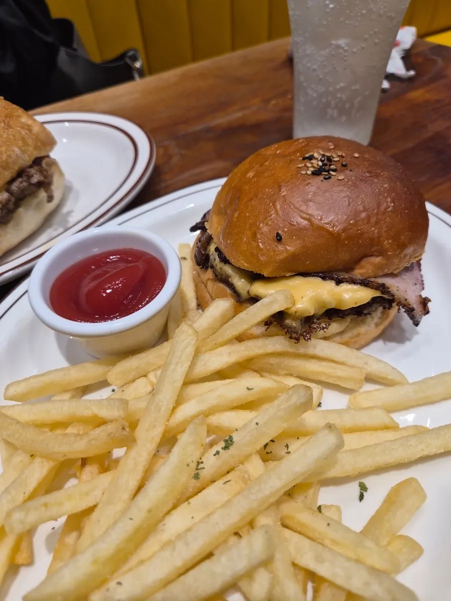 Cheese sauce over thick-cut fries