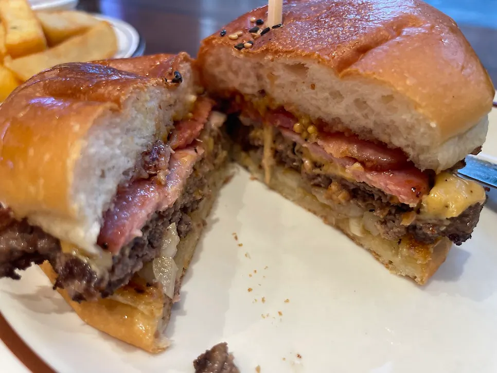 Close-up showing the inside of the fries