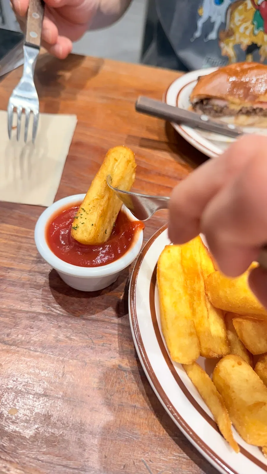 Close-up of the thick-cut 18 Fries