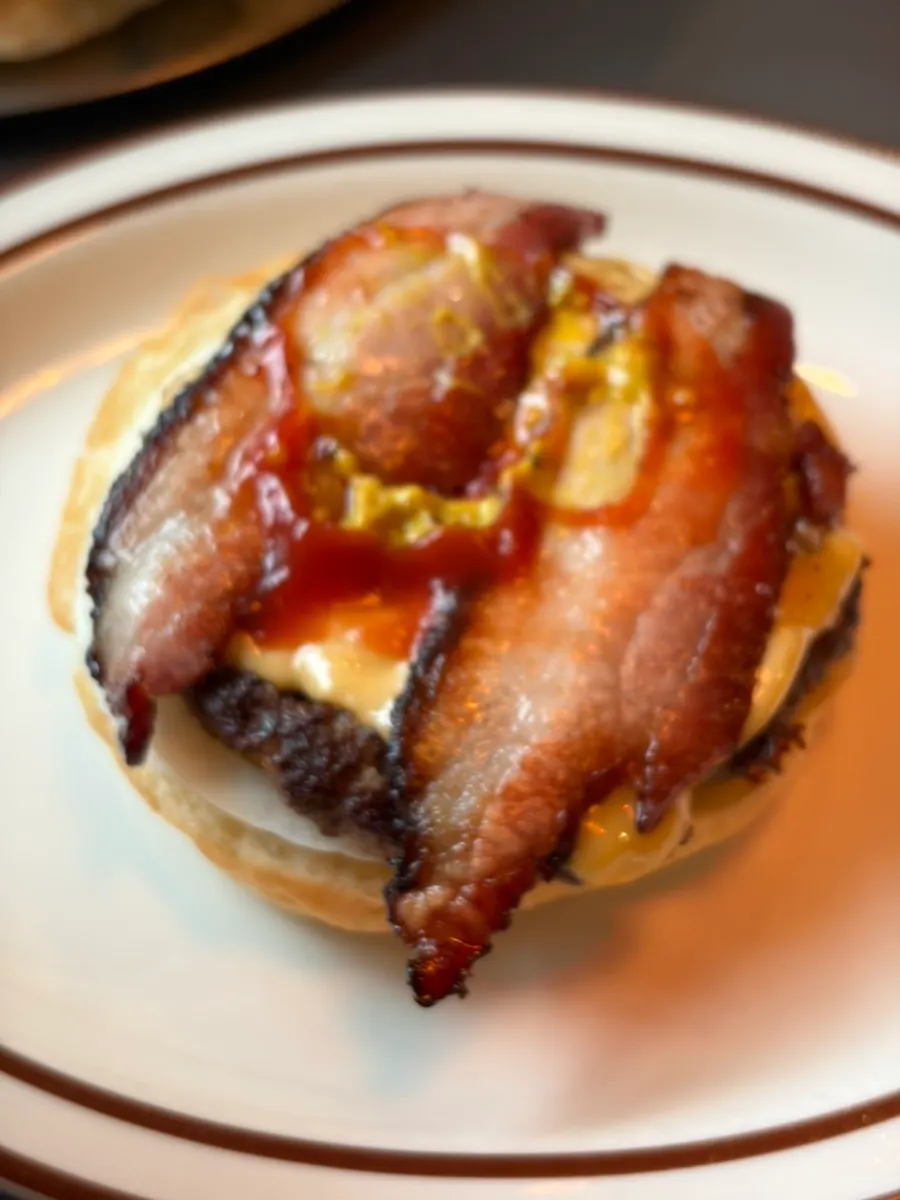 Cross-section of the Bacon Cheese Burger