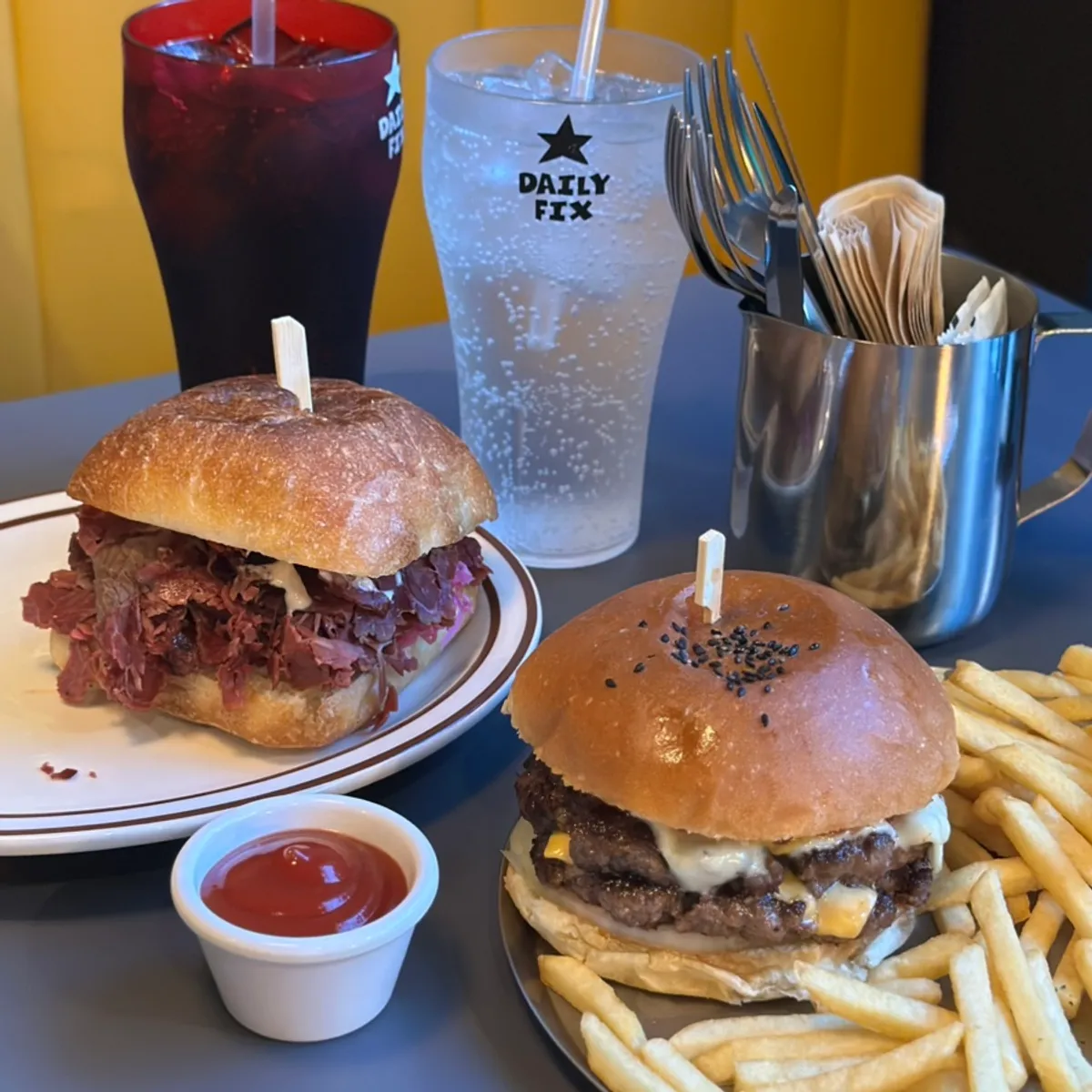 Signature photo of Daily Fix Euljiro's handmade burgers
