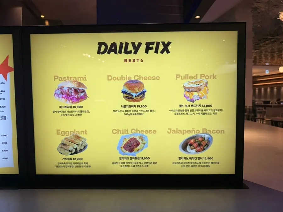 Information on the set menu options