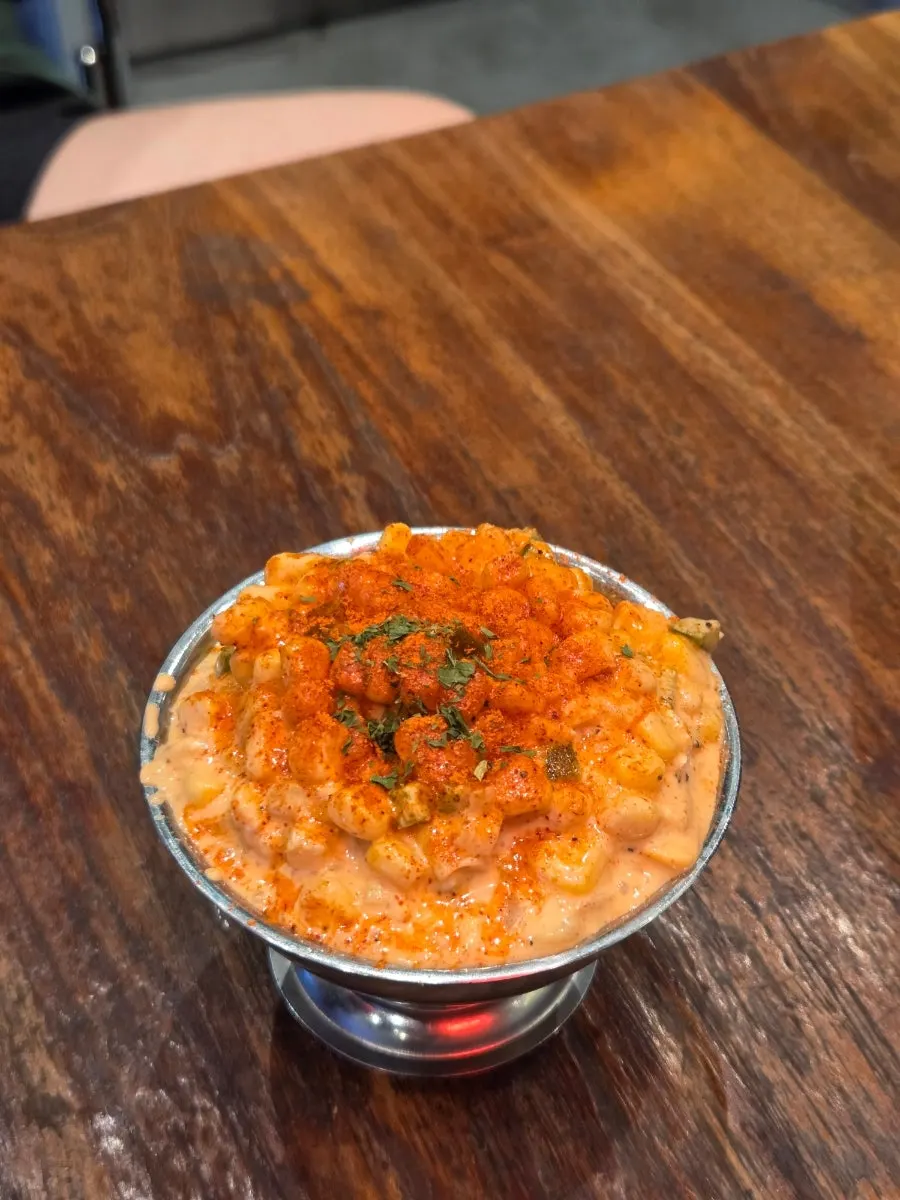 Corn salad with mayo sauce