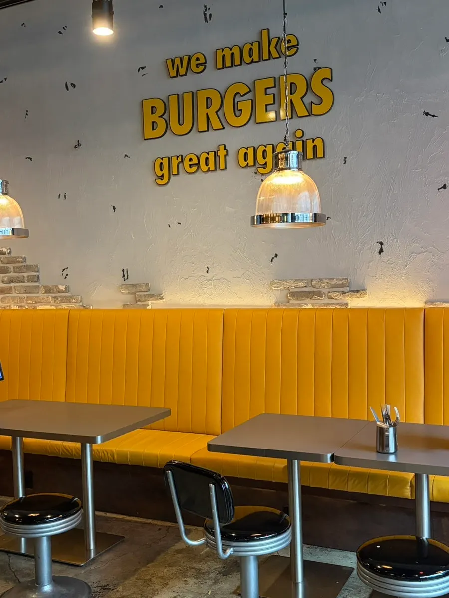 Interior of Daily Fix with an American pub vibe