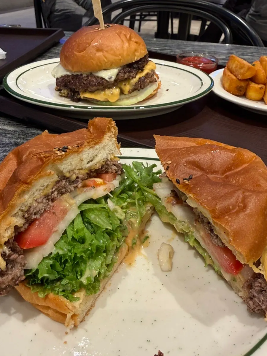 Cross-section of the classic burger