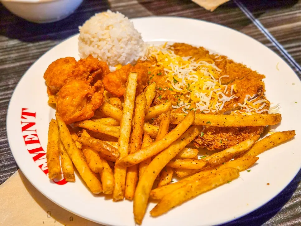 Rose pork cutlet