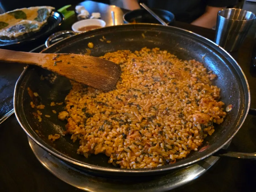 완성된 날치알 볶음밥