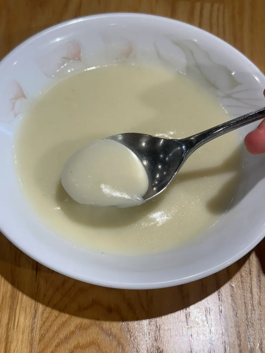 Spooning up the smooth Western-style soup