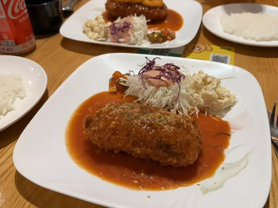 Crispy handmade pork cutlet with gyeongyangsik sauce