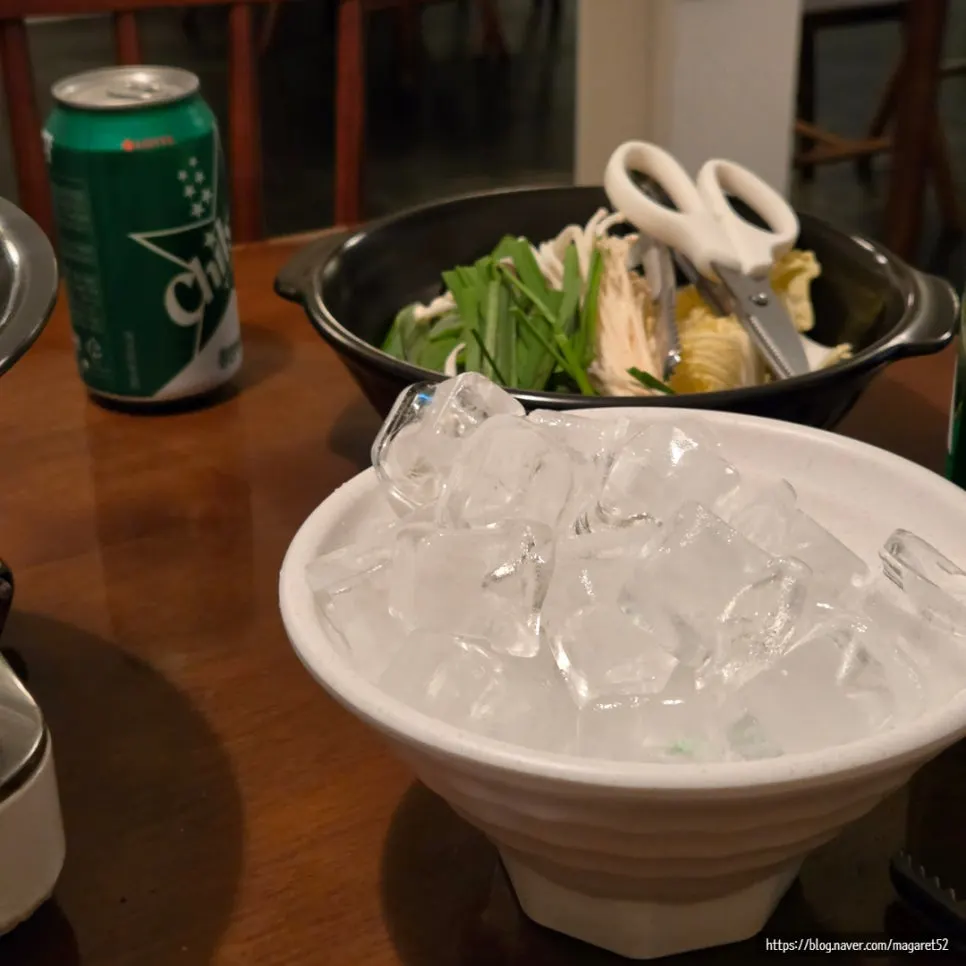 A generous mountain of ice provided as service