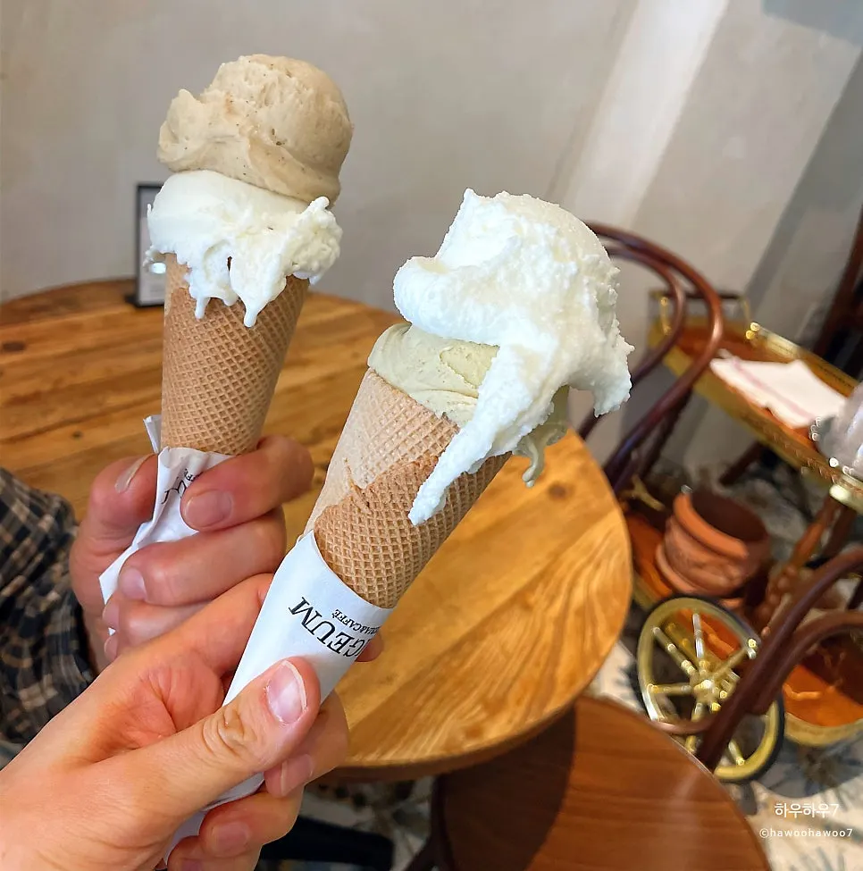 An outing with mom at Damgeum Gelato Misa Branch