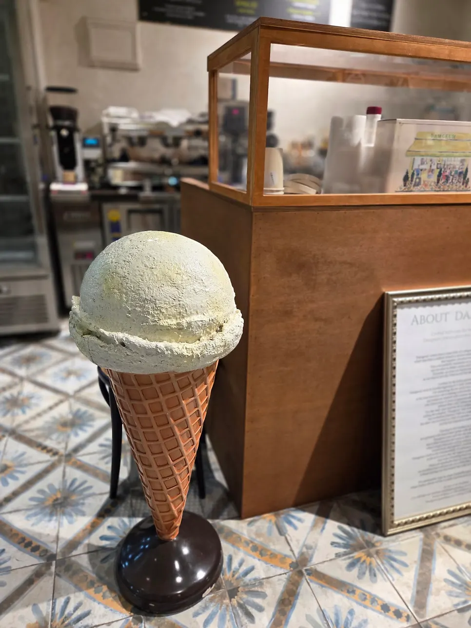 Refreshing Gyeongsan nectarine gelato
