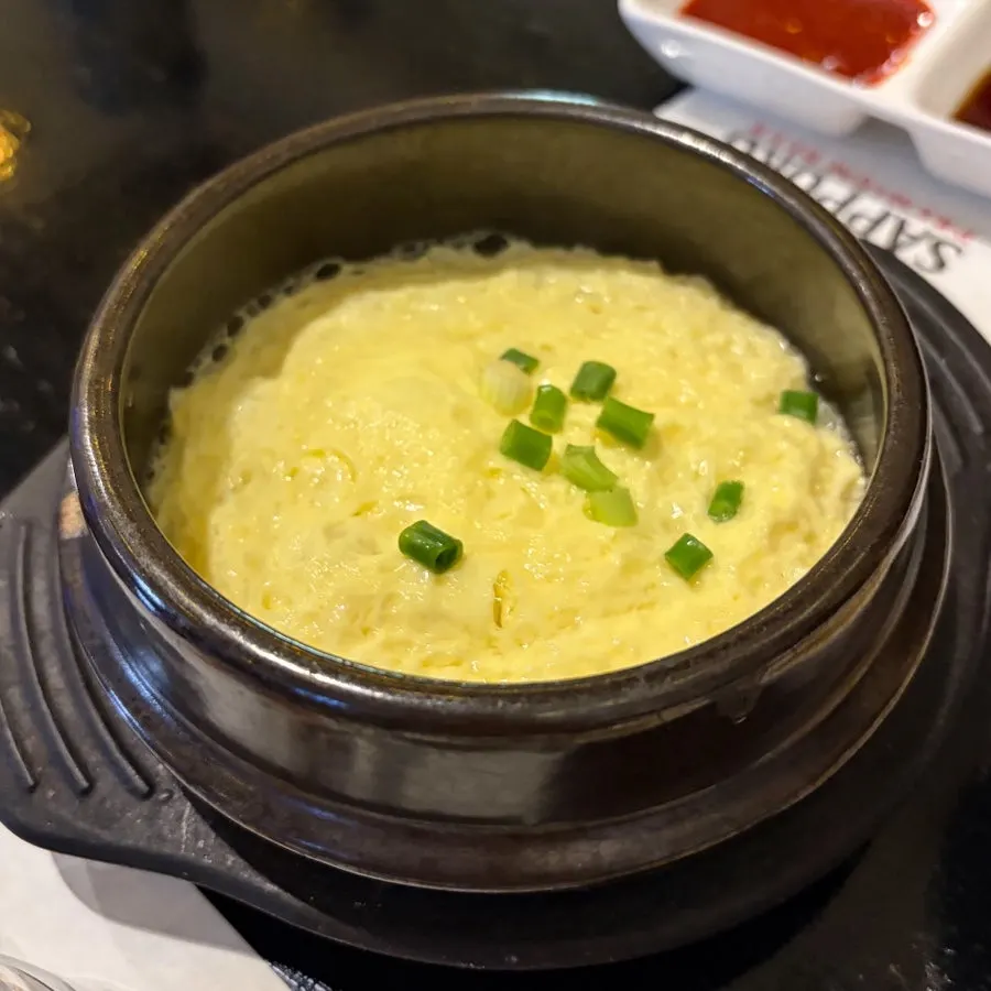 기본한상에 포함된 계란찜