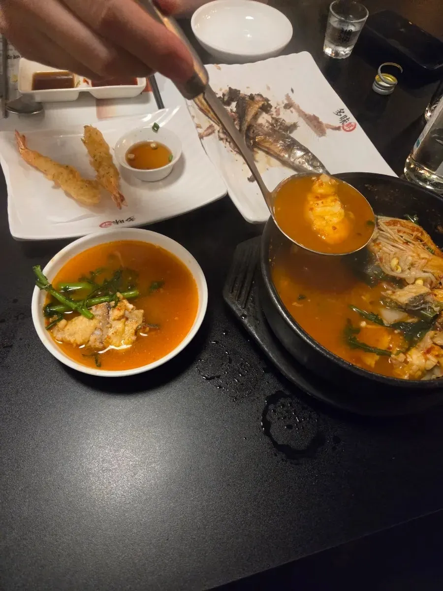 진한 국물의 매운탕