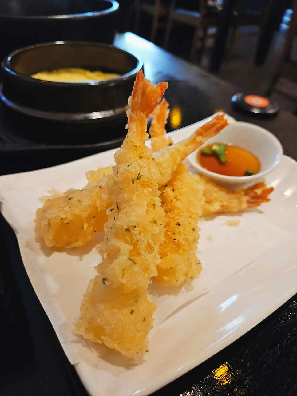 Fish dishes served in sequence at Damiseon