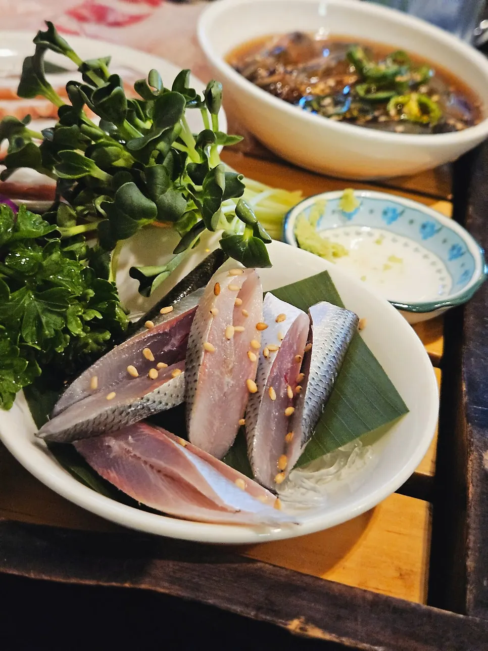 Later dishes of the Damiseon live fish special set