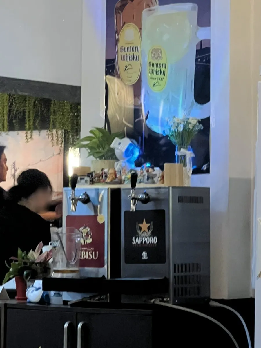 Damiseon selling Sapporo and Ebisu draft beer
