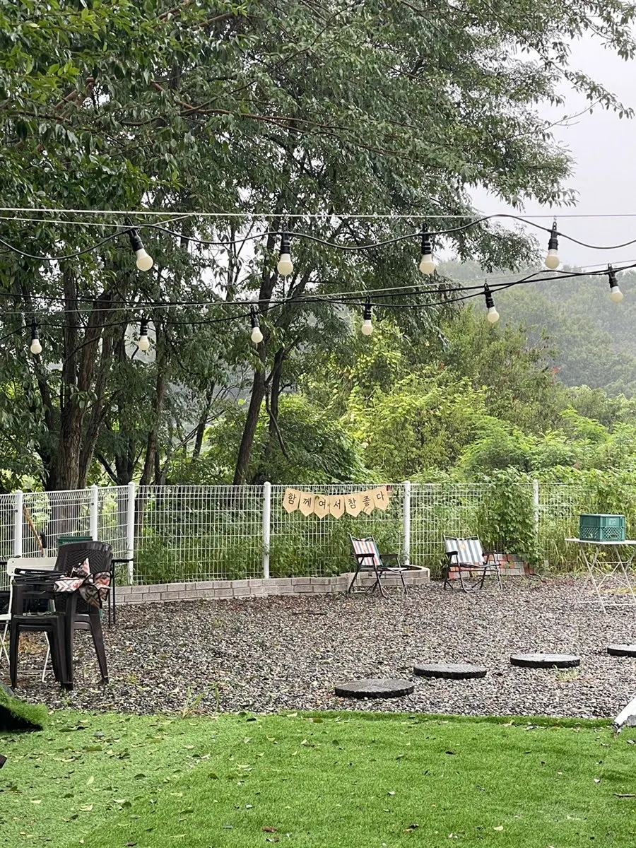 Terrace space at the back of MIMI Coffee Mill