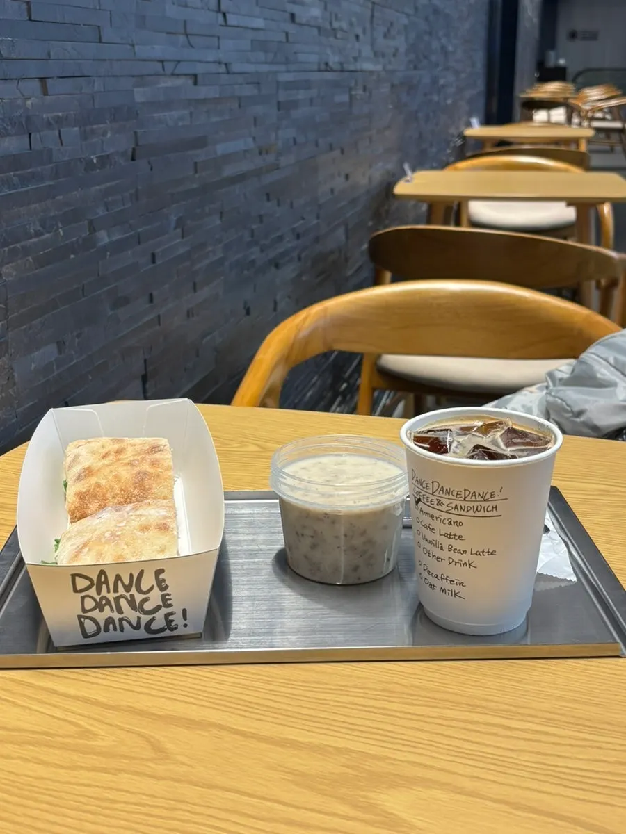 The picked-up Dance Brunch Set spread