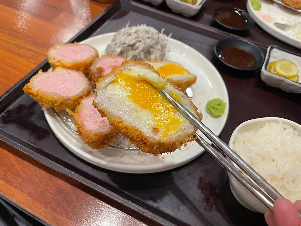 치즈가 늘어나는 호카츠 치즈카츠