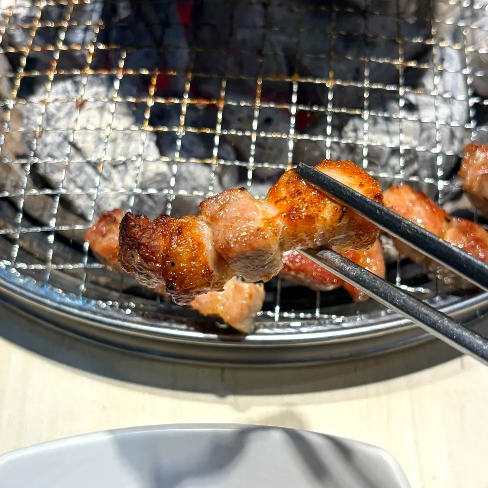 먹기 좋은 크기로 자른 삼겹살
