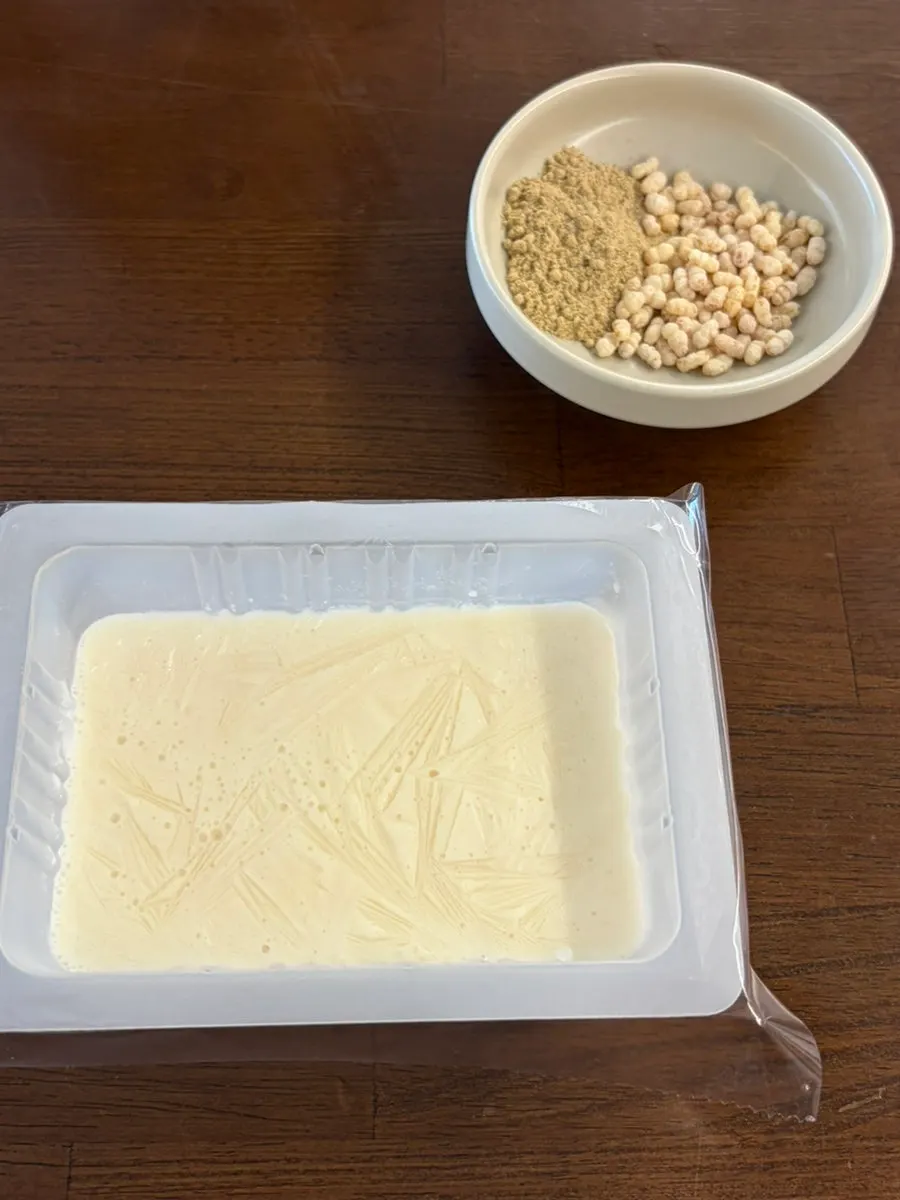 Snow-white Dangjin tofu ice cream