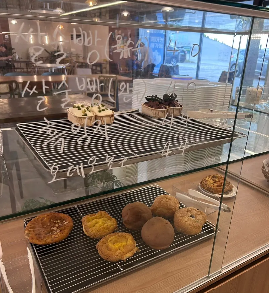 Dessert showcase at MIMI Coffee Mill