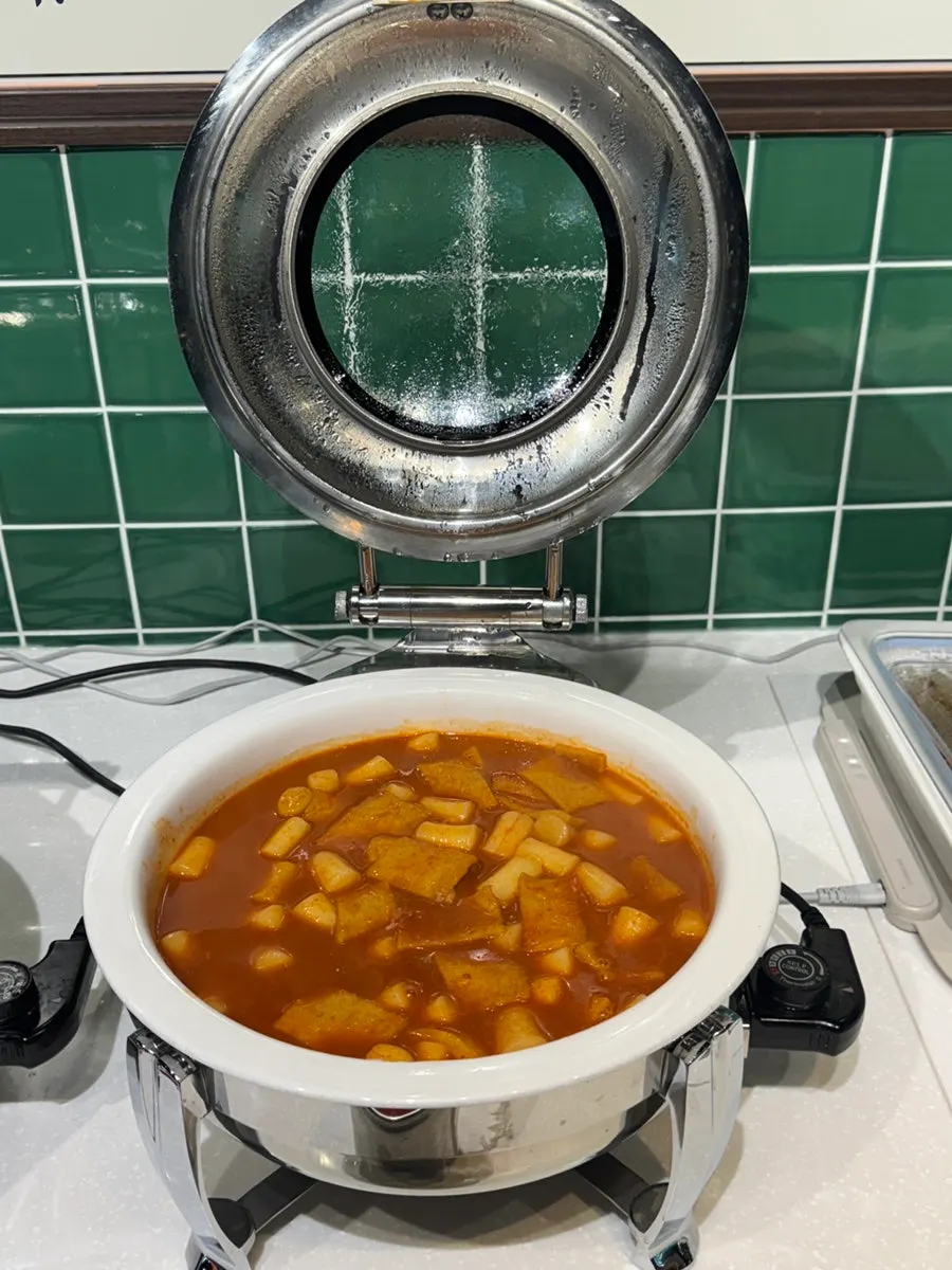 Soup and dinner rolls that kids love