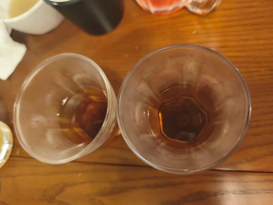 마지막 한입까지 비운 돈카츠 접시