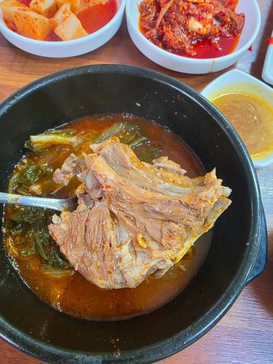 Tender meat pulled off the bone