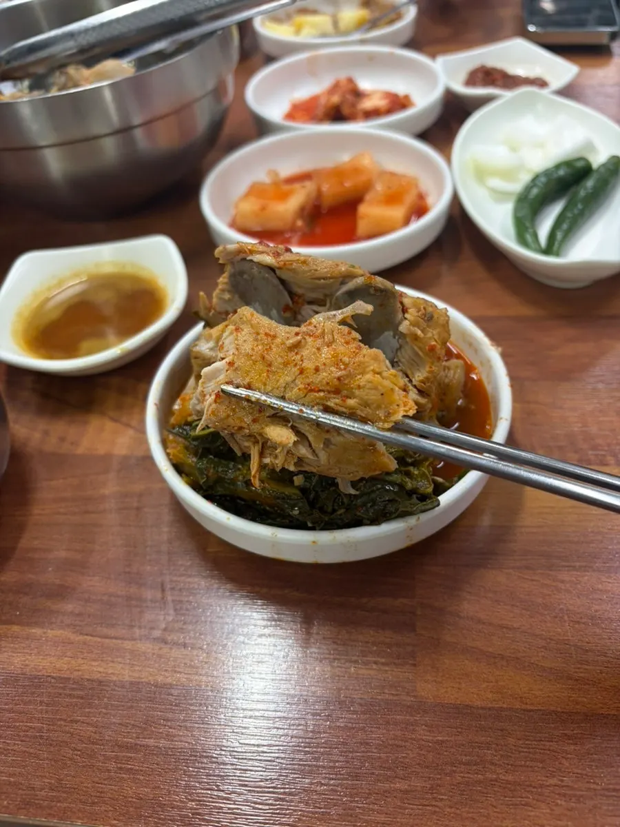 Gamjatang bones with thick, generous meat